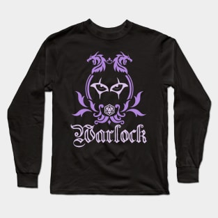 D&D Warlock Simple Class Emblem Long Sleeve T-Shirt